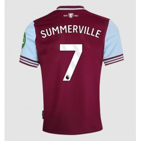 Pánské fotbalový oblečení West Ham United Crysencio Summerville #7 Domácí košile 2024-25 Krátkým Rukávem